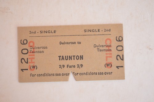 Railway ticket btc - railway, dulverton