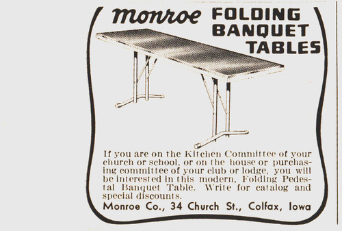 Monroe folding banquet tables - monroe,