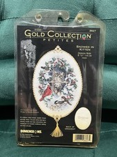 Dimensions The Gold Collection Petites Snowed In Kitten Cross Stitch Kit