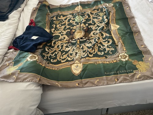 Aspinal silk scarf new - scarf,