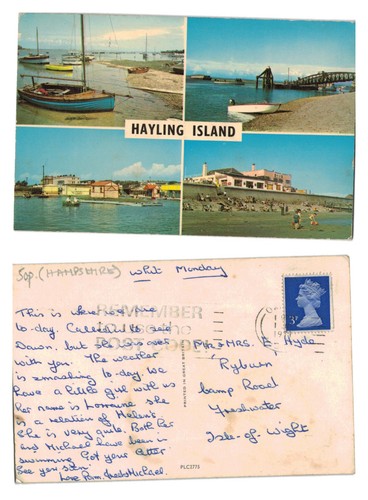 Postcard multi view hayling - postcard,