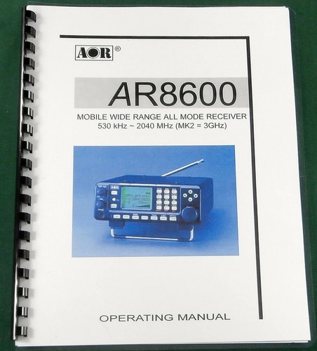 Aor ar8600 operating - aor,