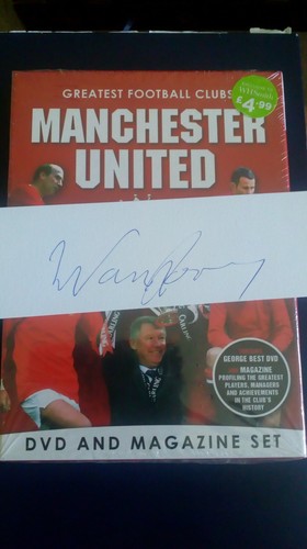 Wayne rooney autograph - rooney, &