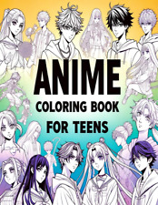 Anime Coloring Book for Teens