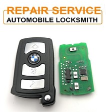 Repair Service for BMW 7 Series E65 E66 E38 E39 4 button remote key case battery