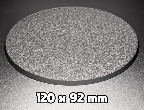120x92mm oval bases - oval,