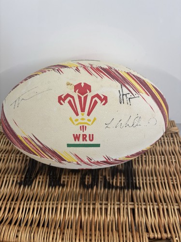 Wales rugby union signed - signed, ball