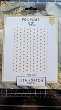 Lisa Horton Crafts Polka Dots Foil Plate For Hot Foiling
