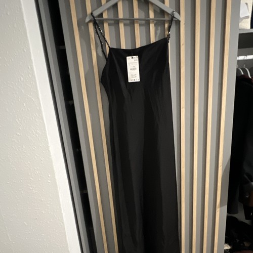 Zara silk cami dress - dress, black