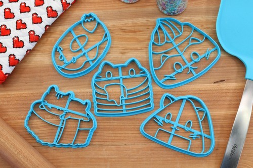 Food cats cookie cutters - cookie,
