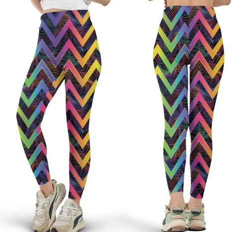 Psychedelic zigzag print - psychedelic,