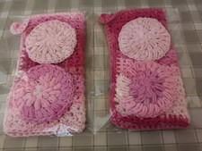 Wash Cloth And Face Scrubbies (foxglove) 100% cotton eco friendly and reusable 