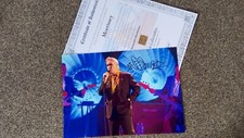 MORRISSEY/THE SMITHS SIGNED 10x8 CERTIFIED LIVE PHOTO 100% GENUINE MINT