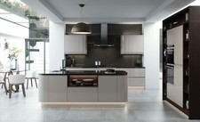 Strada Gloss Cashmere Kitchen