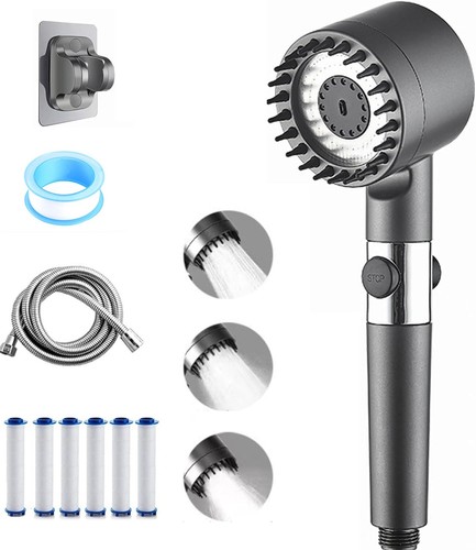 Modes shower head with - 3-modes,