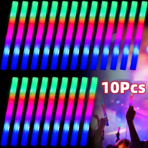 10pcs led foam glow - 10pcs, sticks