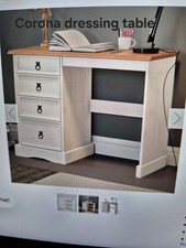Corona Dressing Table White