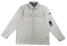 HUK Jetty Shacket White Fleece