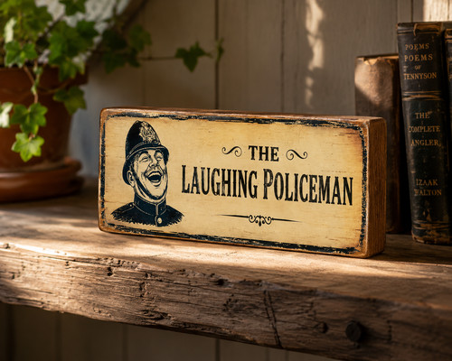 Police sign vintage - , style