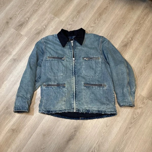 Zara denim lined workwear - zara,
