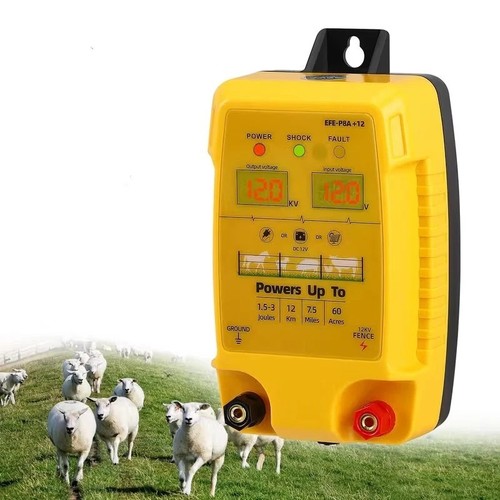 Electric fence energiser - electric, 12km