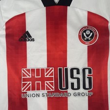 Rare Original Sheffield United 2020/2021 Home Football Shirt Mens Medium