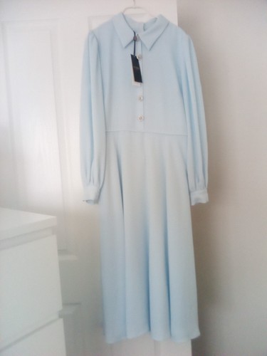 Hobbs ayla pale blue dress - ayla,
