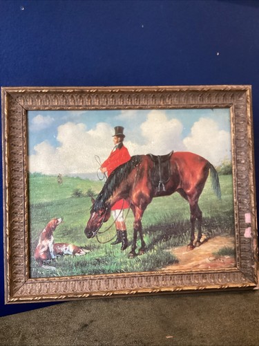 Antique style print huntsman - style,