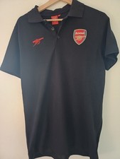 Arsenal Black Polo Shirt M