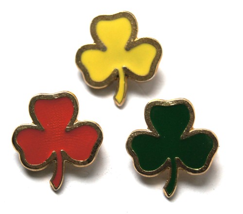 Girlguiding guide trefoil pin - girlguiding,