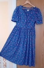 Laura Ashley Vintage Floral Dress Size 16