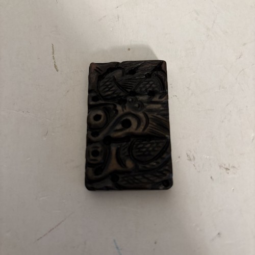 Vtg chinese inkstone pendant - chinese, inkstone/pendant