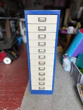Vintage Steel Filing Cabinet/Drawers  - stored condition 