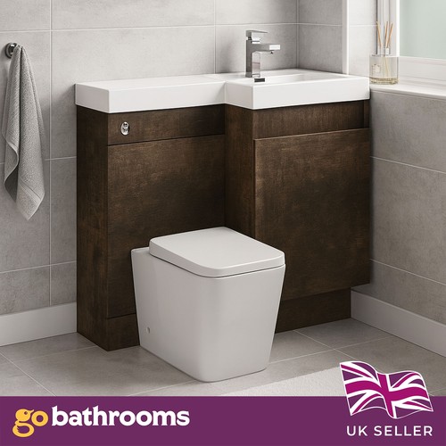Toilet and sink vanity - toilet, unit