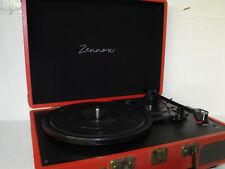 Zennox Red Suitcase Record Player