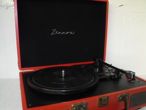 Zennox red suitcase record - red,