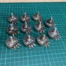 Vintage Plessey 500K LOG Valve Amplifier Bass Treble Potentiometer - 1 Piece