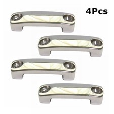4 Pcs 316 Stainless Steel Boat Deck Fitting Rope Tie Down Eye Strap Loop 49mm