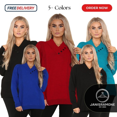 Ladies long sleeve knitted - ladies,
