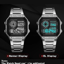 Mens LED Digital Sports Watch