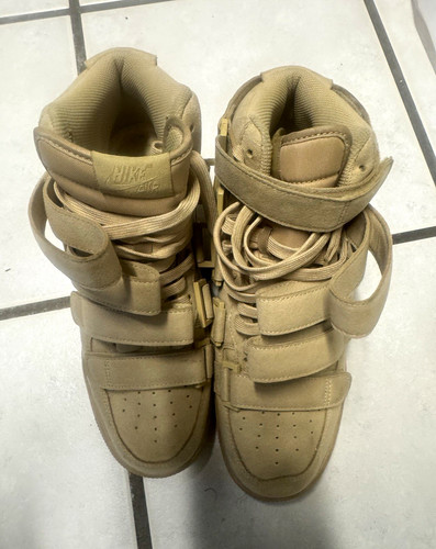 Nike beige high top sneakers - high,