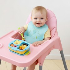Adjustable 3-In-1 Baby Highchair Infant High Feeding Seat Toddler Table Chair UK