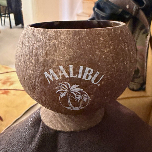 Malibu coconut shell cup brown - malibu,