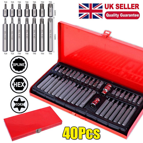40pc hex torx star spline - 40pc,