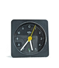 Braun travel alarm clock Type 3855/AB 1A, Bauhaus design. Fully working