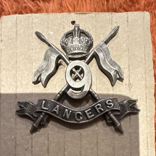 9th lancers british army - 9th, metal