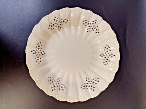 Royal creamware pierced - creamware, fruit