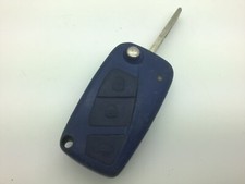Fiat Stilo Ducato Punto Blue Remote Key Fob Flip Alarm Locking 3 Button Genuine