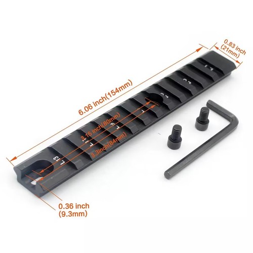 Inch picatinny weaver rail - inch,