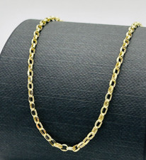9ct Yellow Gold 2mm Oval Link